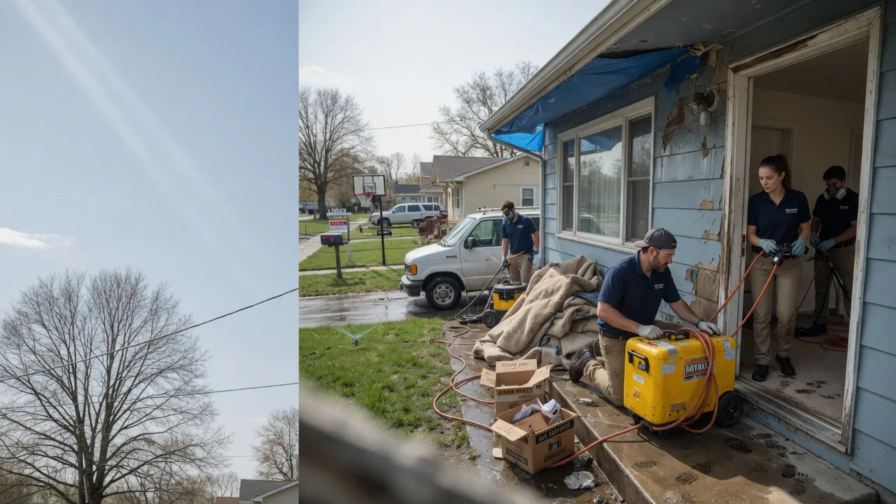 Basement Flood Cleanup in Comfort, TX near me